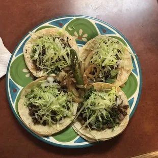four taco plate