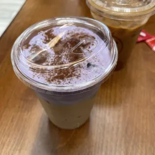 Ube coffee - so creamy