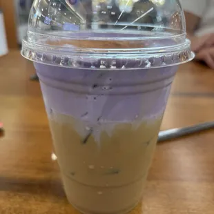 Ube coffee