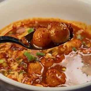 Tteokbokki balls - video review on ig: @waydirtydiet