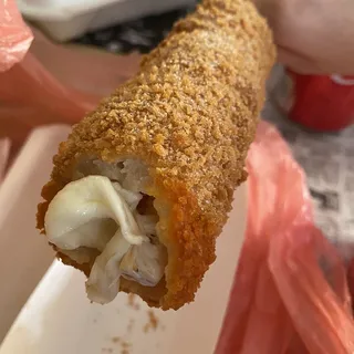 Sausage and Mozzarella Hot Dog