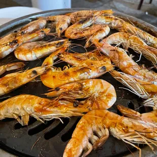 Shrimp head on