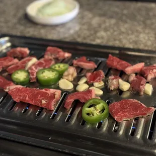 steak, food