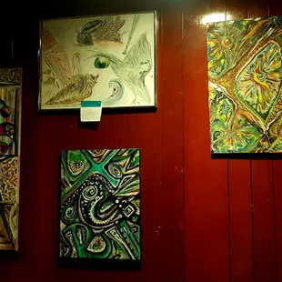 That&apos;s right... a dive bar with local art for sale.