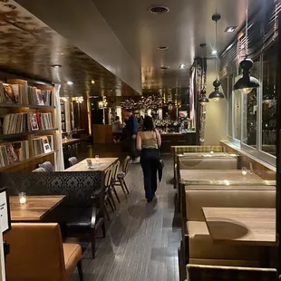 The dining room