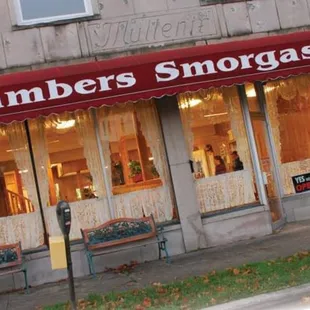 the front of the store