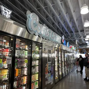 Cooler aisle - huge selection