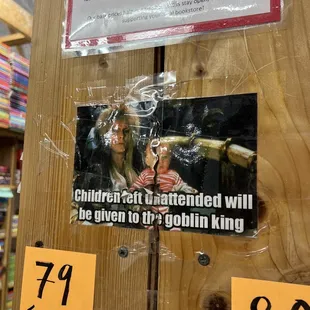 Goblin king, goblin king! Why didn't you keep my kids?! Ugh!