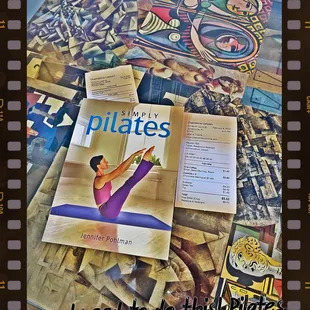 a woman doing a yoga pose