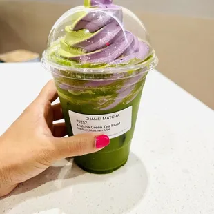 Matcha float!!