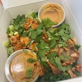 Korean bbq chicken power bowl