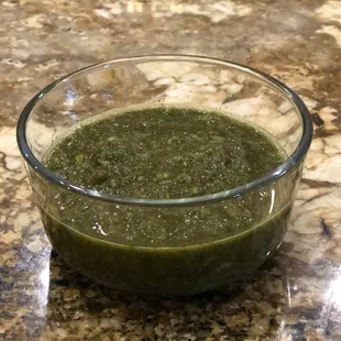 Cilantro Chutney Dip for Organic Beef Kebabs