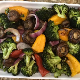 Grilled mix vegetables