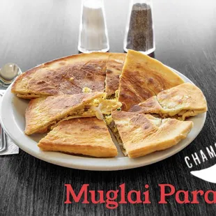 a plate of food on a table