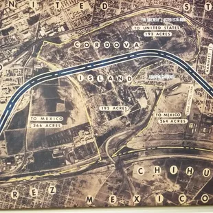 US/Mexico boundary that was made with chamizal treaty