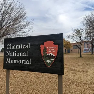 National memorial sign