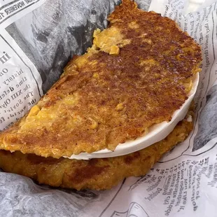 Cachapa con queso