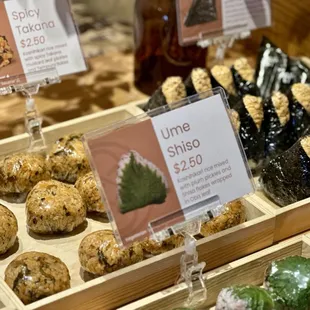 Assorted onigiri