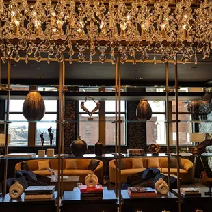 Spa reception area
