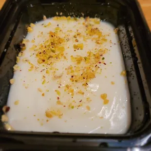 Complementary muhallabiya for dessert!
