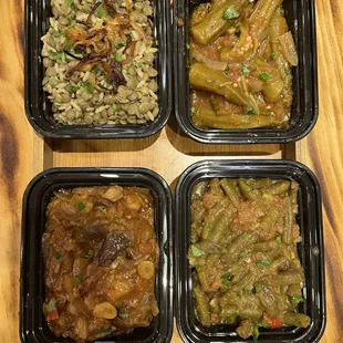 Homemade Lebanese vegan combo