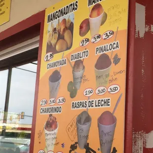 The tres leches raspa was sooo good