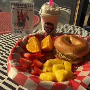 Bagels and milkshakes