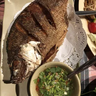 54. Tilapia with Cilantro Sauce