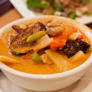 Duck Curry with Eggplant