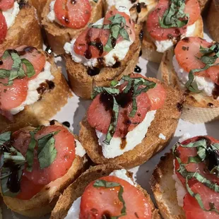 Balsamic Strawberry Crostini