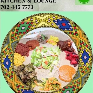 a plate of food