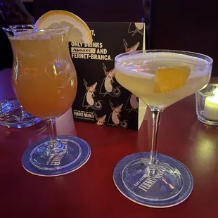 Tropical Storm and the Bee&apos;s Knees! (The banana colada was amazing too!!)