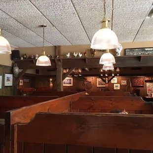 the interior of a restaurant