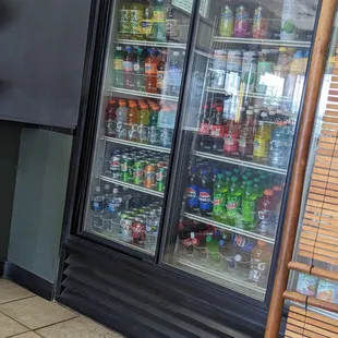 Soda machine. They don't have fountain soda