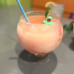 Frozen strawberry margarita