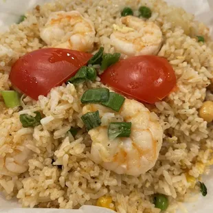 Pineapple Fried Rice with shrimp