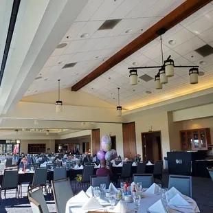 Big room for the Sunday brunch!