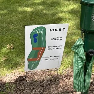 Ground under repair sign