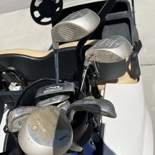 Here is the clubs I was given verse what I reserved and never got