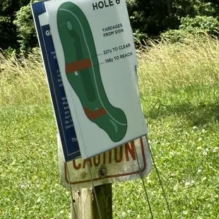 Ground under repair sign