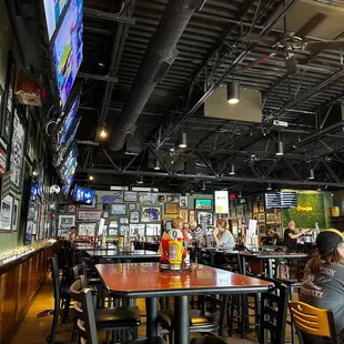 Inside the restaurant