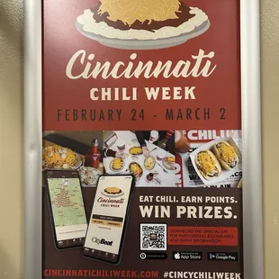 National Chili Day 4th Thursday in February  #cincinnatichiliweek2025