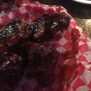 BBQ Wings - Bone In (they look burnt but definitely tasted amazing!)