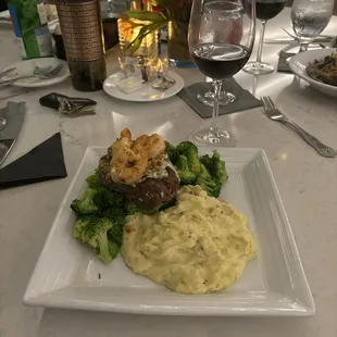 Filet and shrimp!