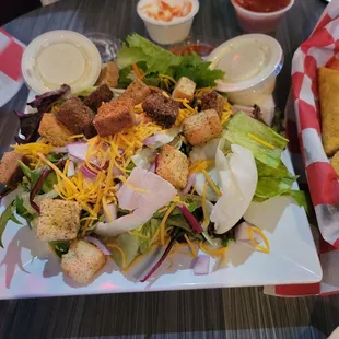 House salad w/side of Ranch..