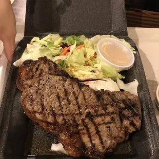 steak, food