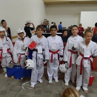 KIDS SPARRING COMPETITORS