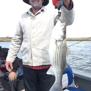 Delta striper fishing