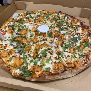 Large Chicken Tikka Masala Pizza