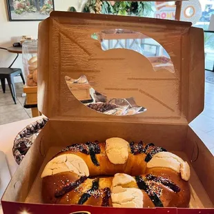 a box of doughnuts